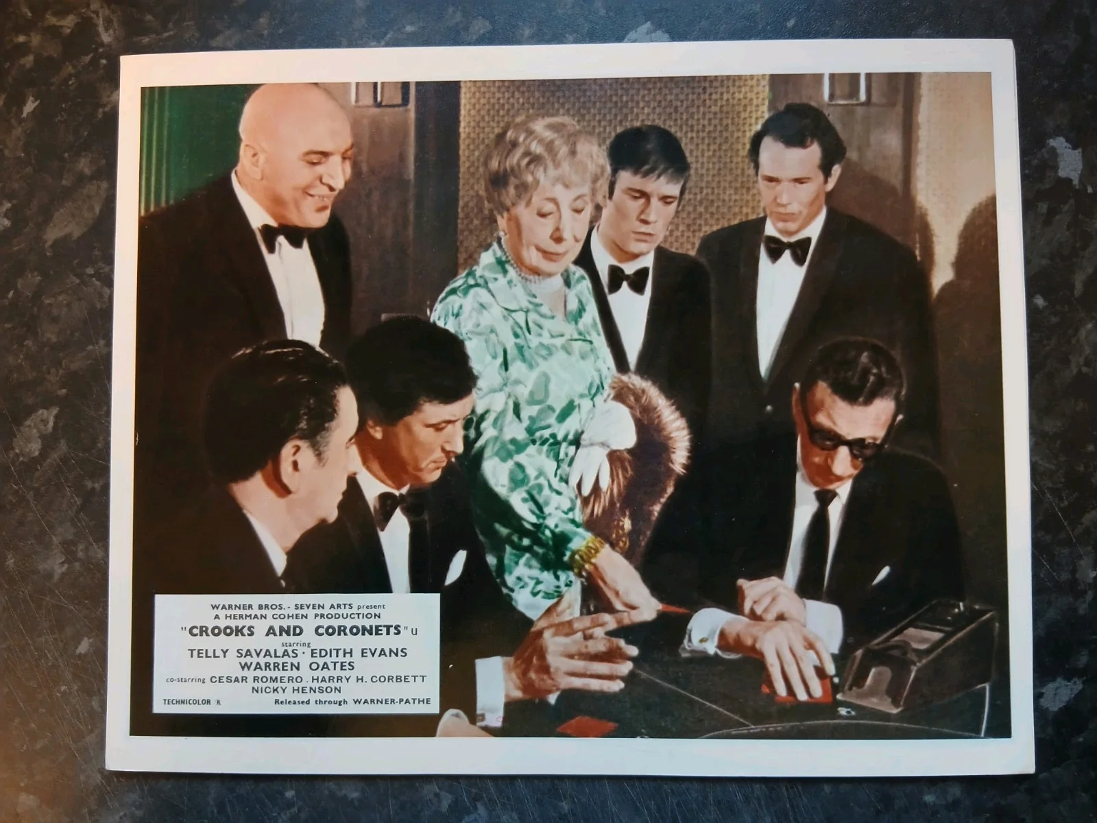 CROOKS AND CORONETS, SET OF 8 UK LOBBY CARDS. TELLY SAVALAS,HARRY H CORBETT., изображение 2