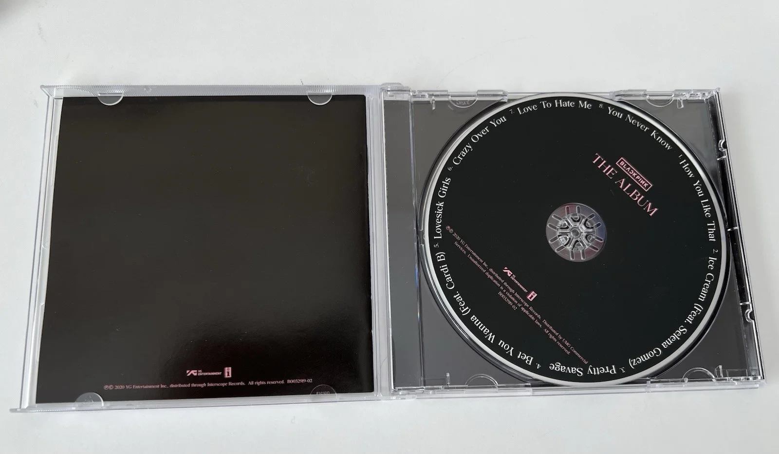 Blackpink “The Album” Signed CD - Jisoo, image 3