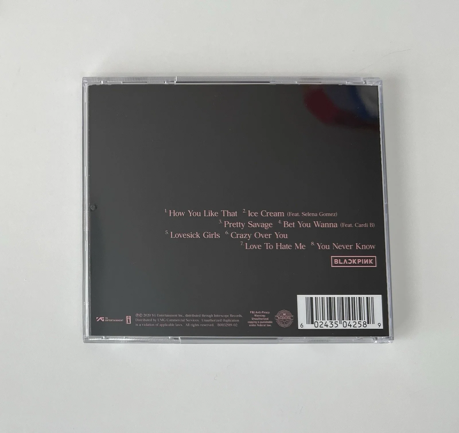 Blackpink “The Album” Signed CD - Jisoo, image 4