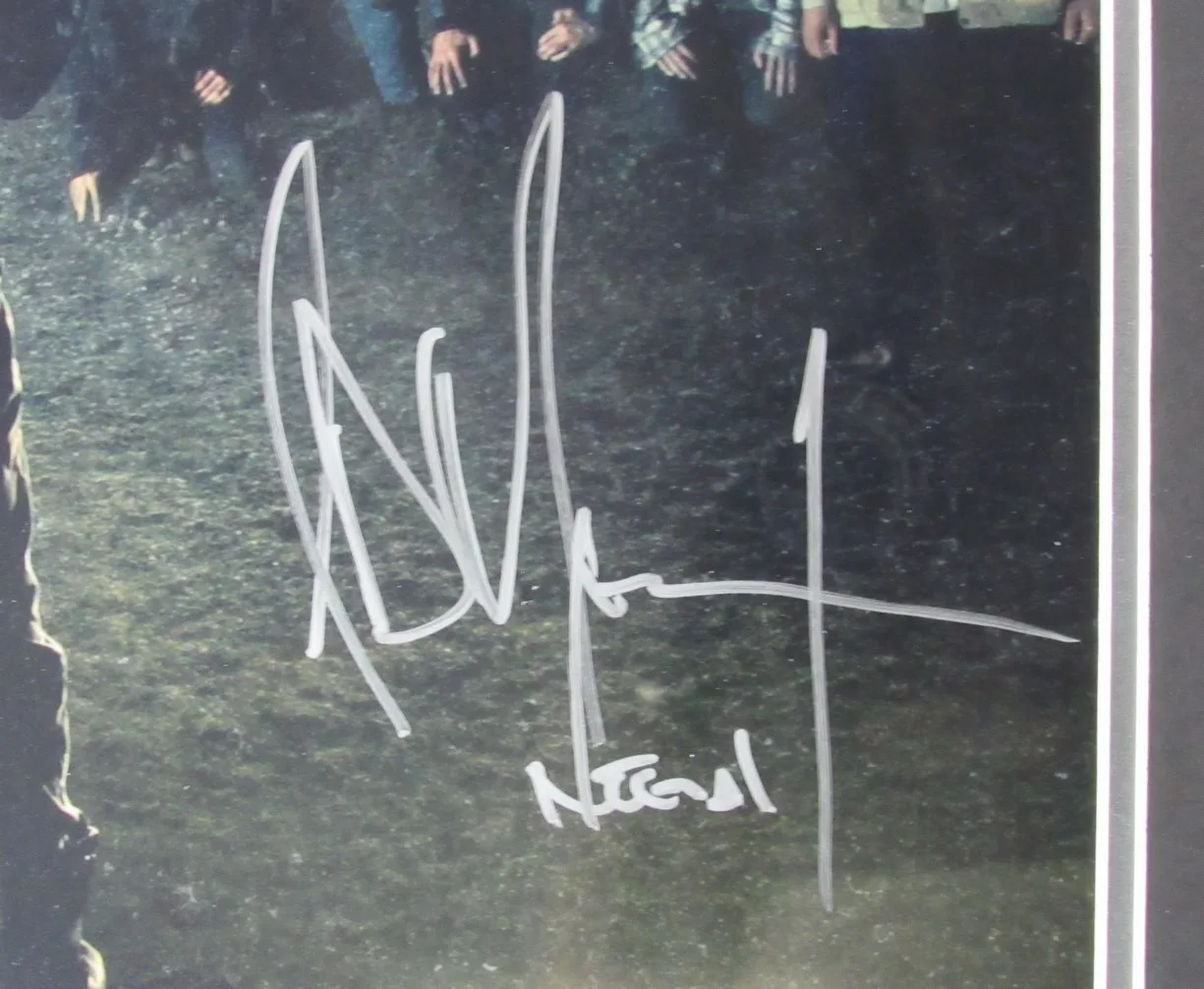 Jeffrey Dean Morgan Auto/Inscr 11x17 Photo Framed The Walking Dead JSA 205107, изображение 2