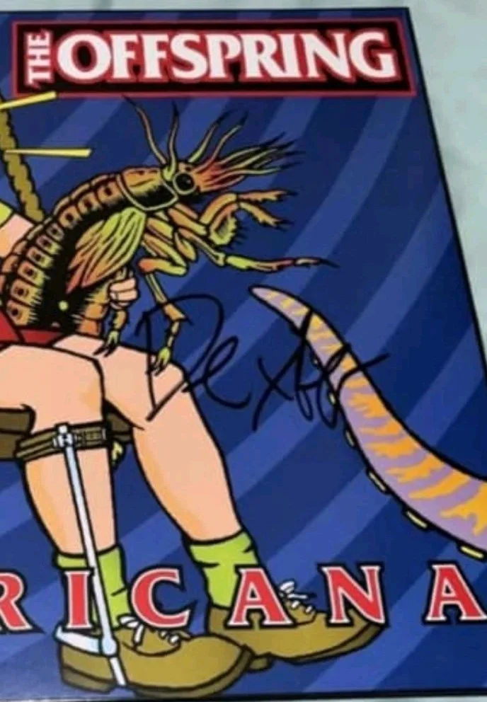 The Offspring Signed Dexter Holland Americana Vinyl Record, image 3