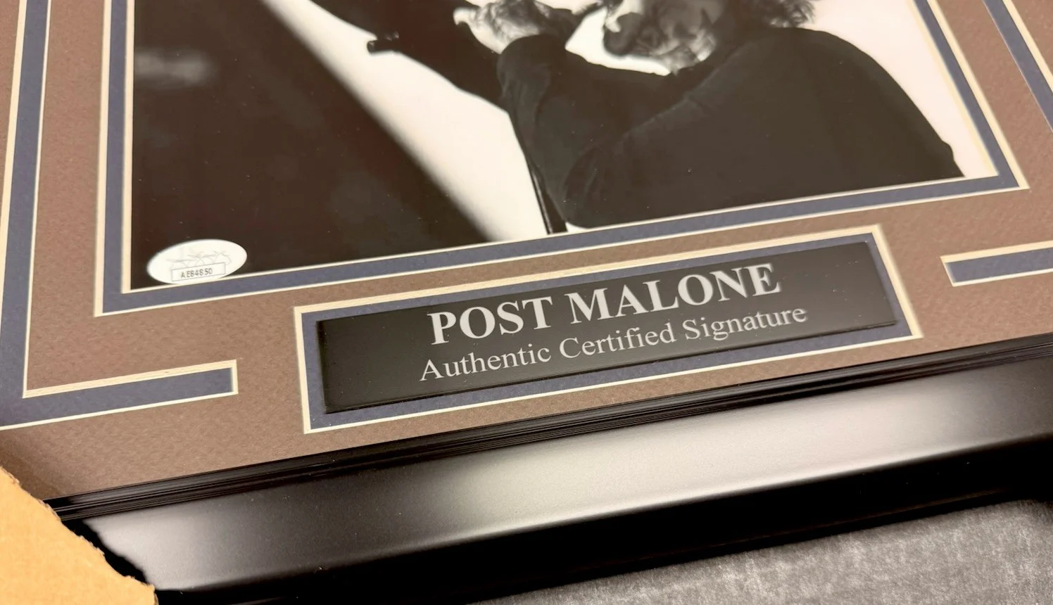 Post Malone Authentic Autographed Signed Music 8x10 Framed Photo Jsa Coa, image 2