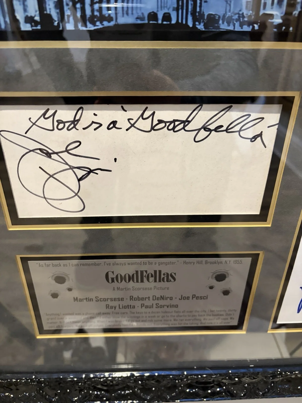 GoodFellas Signed Main Characters With Scorsese sorvino Deniro Pesci liotta, изображение 2