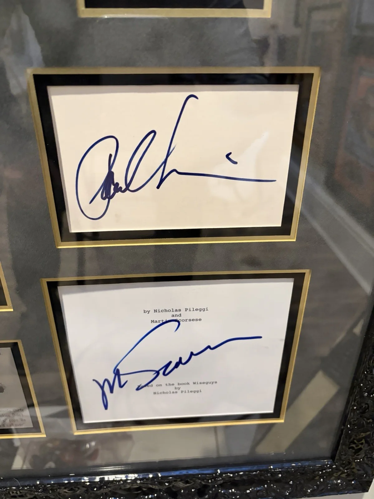 GoodFellas Signed Main Characters With Scorsese sorvino Deniro Pesci liotta, изображение 4