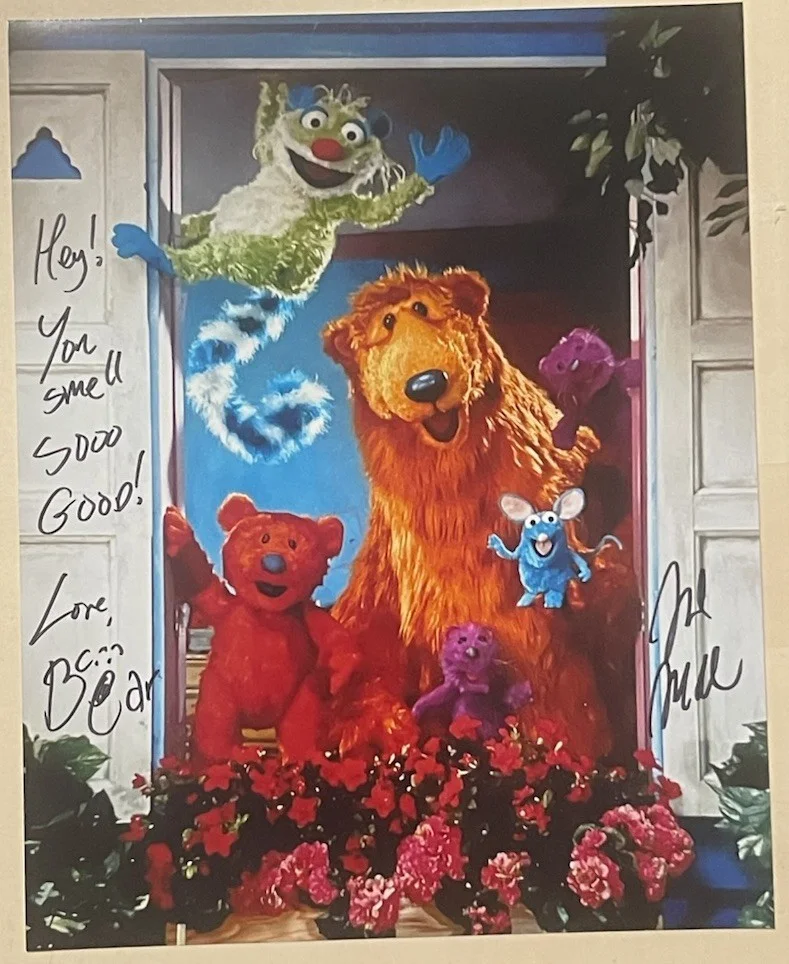Noel MacNeal — Noel MacNeal Bear in the Big Blue House 8x10 Signed Photo JSA Certified Auto