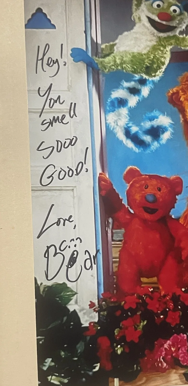 Noel MacNeal — Noel MacNeal Bear in the Big Blue House 8x10 Signed Photo JSA Certified Auto, изображение 2