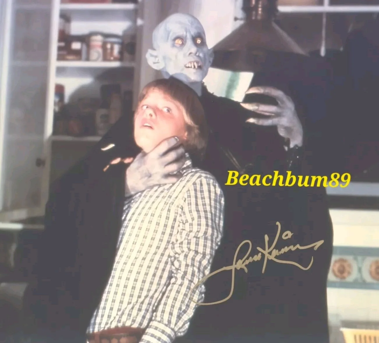 Lance Kerwin — Rare - LANCE KERWIN as 'Mark Petrie' In "Salem’s Lot" - Signed 11x14 Photo W/COA, изображение 4