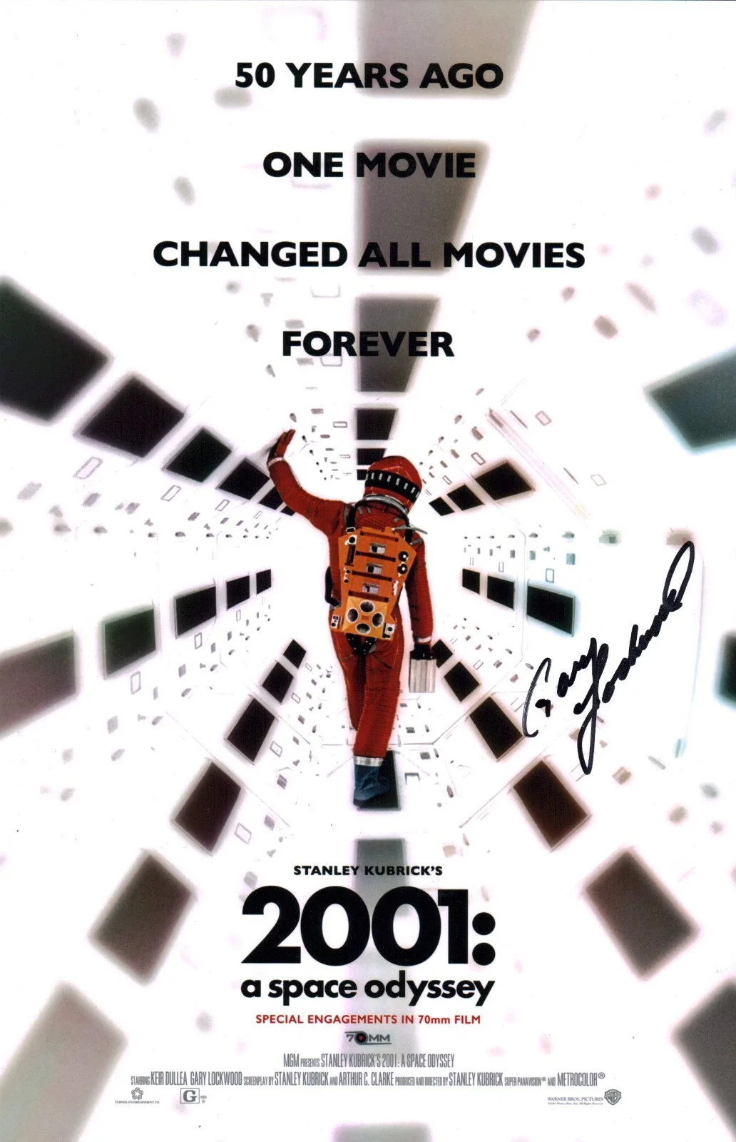 Gary Lockwood — Gary Lockwood 2001: A Space Odyssey 11x17 Photo Poster Signed JSA Certified Auto