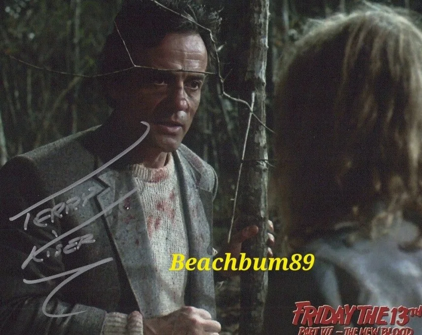 Terry Kiser — TERRY KISER in "Friday The 13th part VII The New Blood" Signed 8x10 Photo W/COA, изображение 4