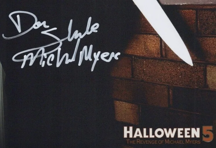 Don Shanks — 'DON SHANKS' 🎃 Halloween 5: "The Revenge of Michael Myers" Signed 8x10 W/COA., изображение 2