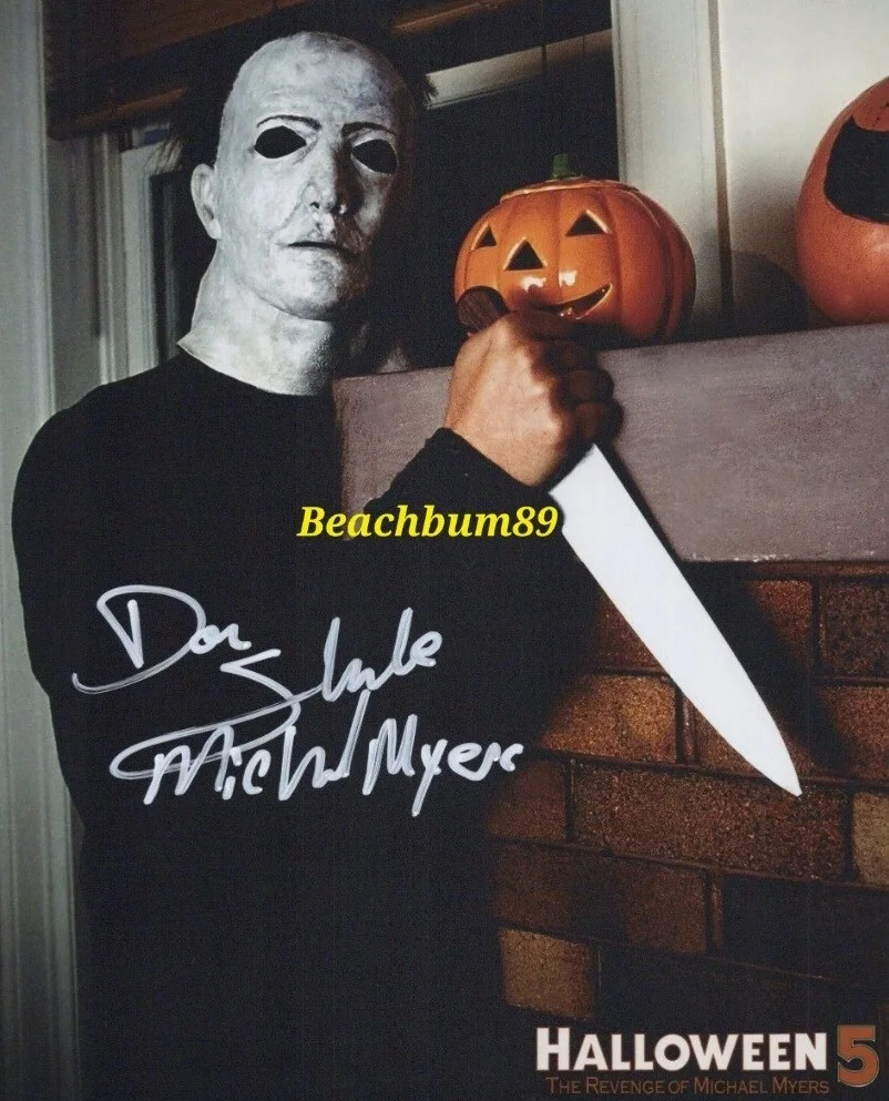 Don Shanks — 'DON SHANKS' 🎃 Halloween 5: "The Revenge of Michael Myers" Signed 8x10 W/COA., изображение 4
