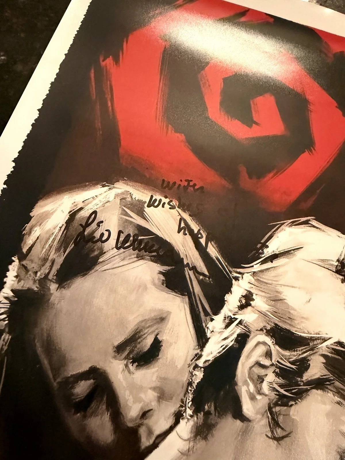 Liv Ullmann Signed Persona - 12x18 Movie Poster, изображение 2