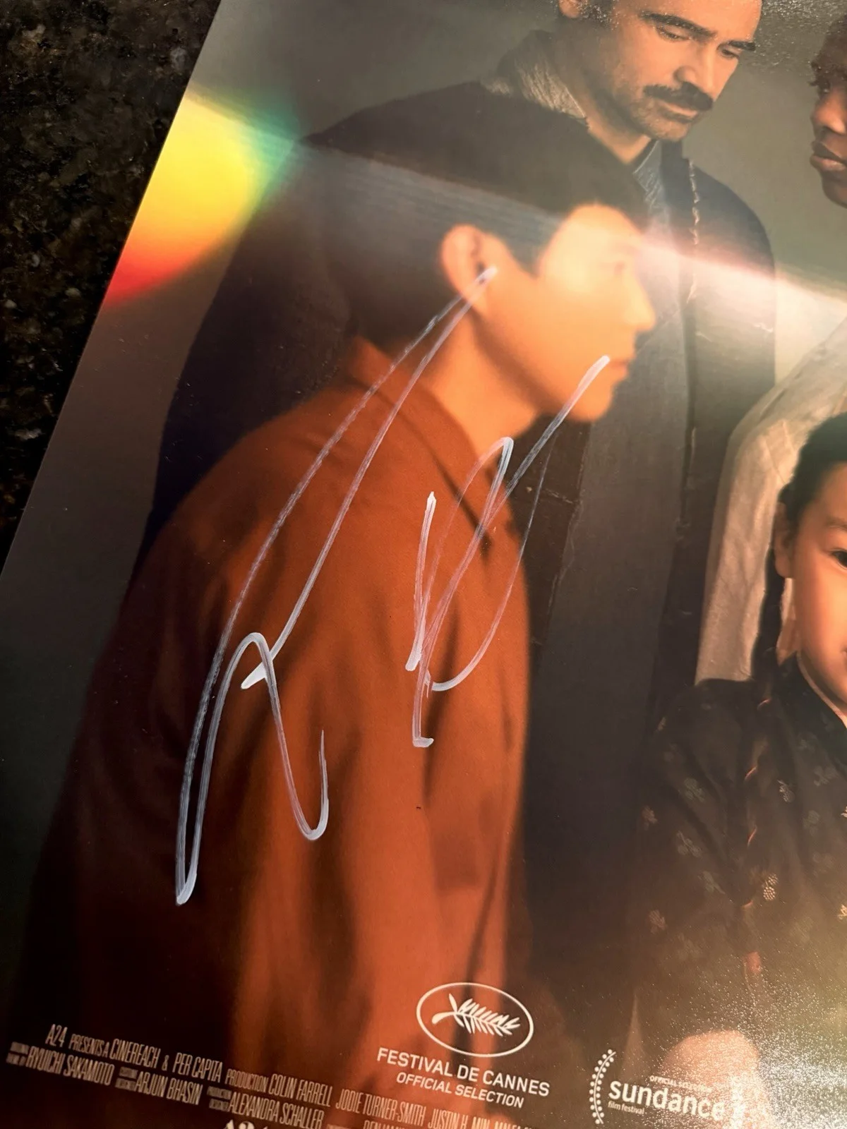 Colin Farrell Signed After Yang - 12x18 Movie Poster, изображение 2