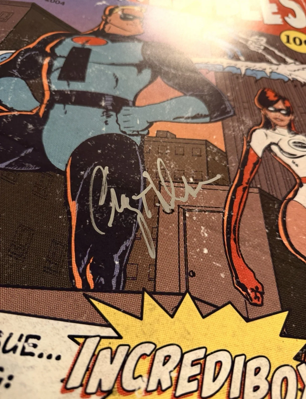 Craig T. Nelson Signed The Incredibles - 12x18 Movie Poster, изображение 2