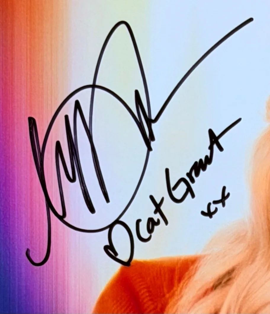 Mikaela Hoover — Mikaela Hoover Signed 8x11.5 Superman Cat Grant COA, image 2