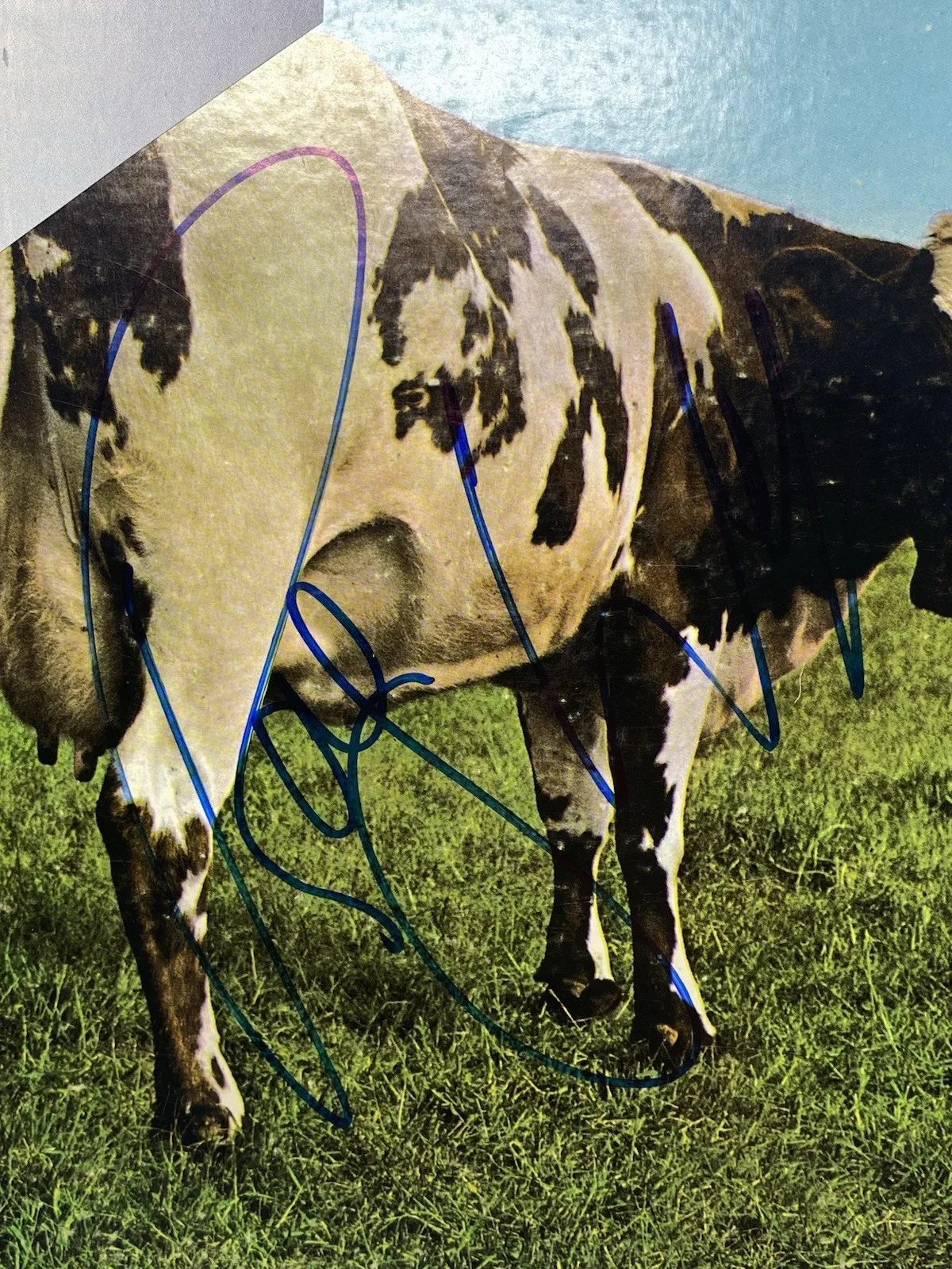 PINK FLOYD ROGER WATERS Autograph Signed Atom Heart Mother Vinyl Record LP JSA, изображение 2