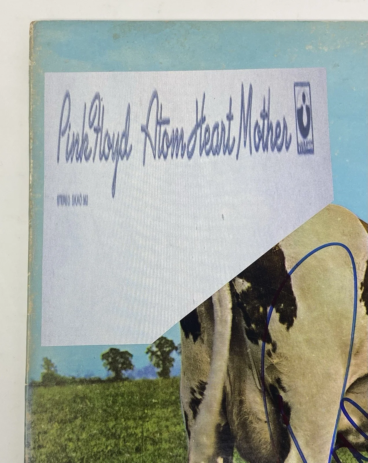 PINK FLOYD ROGER WATERS Autograph Signed Atom Heart Mother Vinyl Record LP JSA, изображение 3