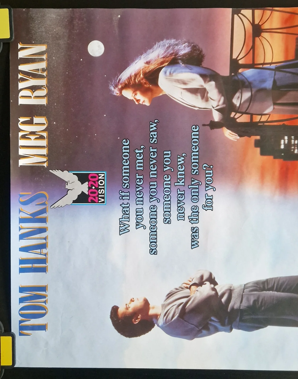 Sleepless in Seattle 1991 VHS Video Store Promo Poster – A2, image 2