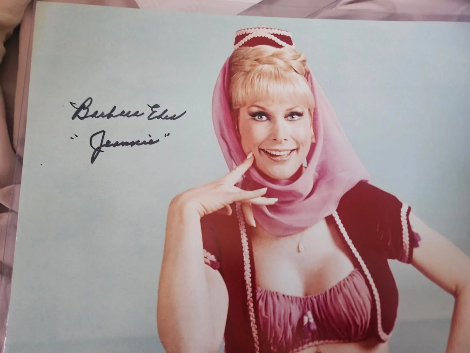 Barbara Eden — Barbara Eden I Dream of Jeannie autographed 11x14 great photo JSA Certified, изображение 3