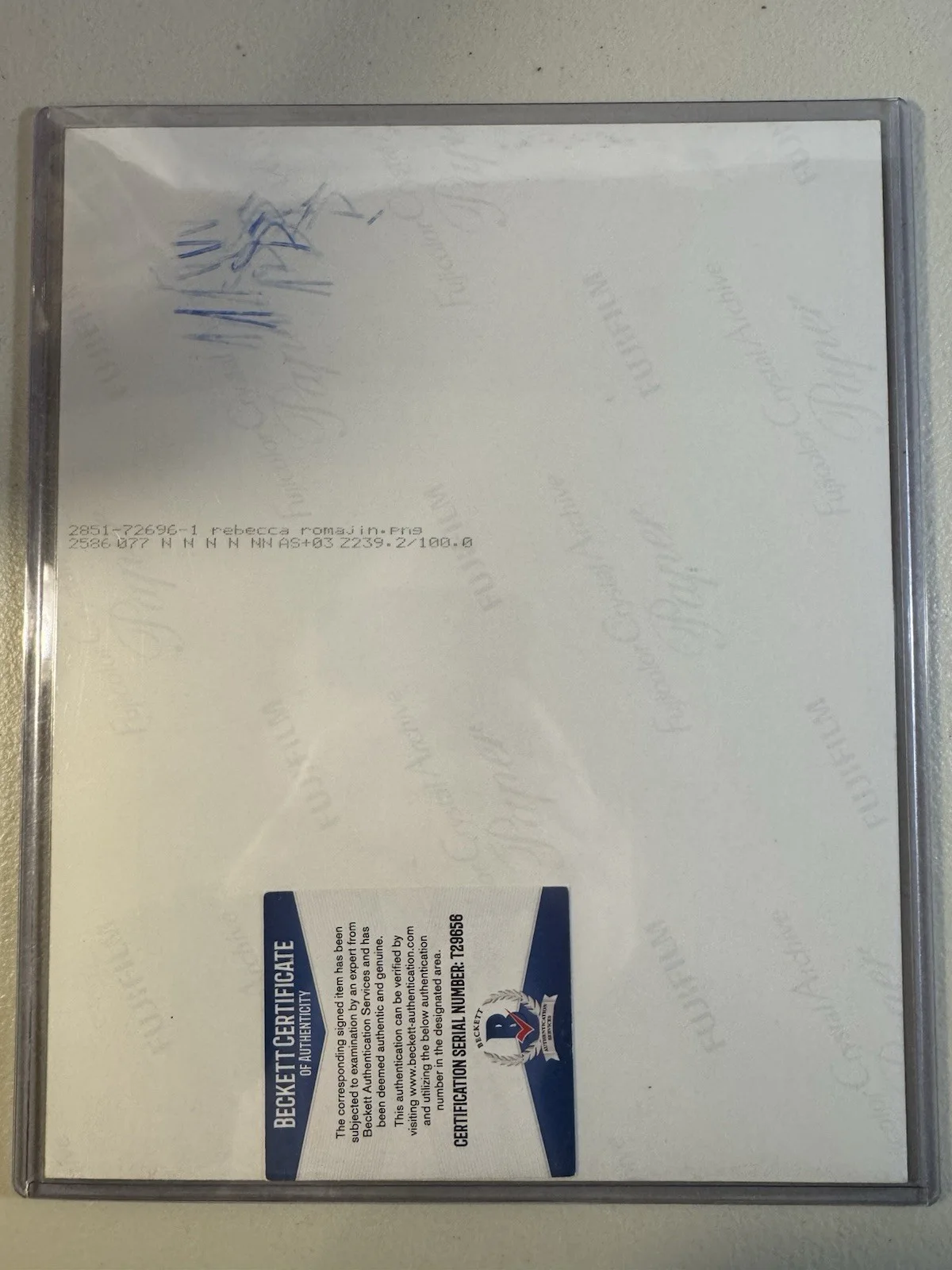 REBECCA ROMIJN — Rebecca Romijn X-Men: The Last Stand Autographed Photo Signed 8x10 Beckett Cert, изображение 2