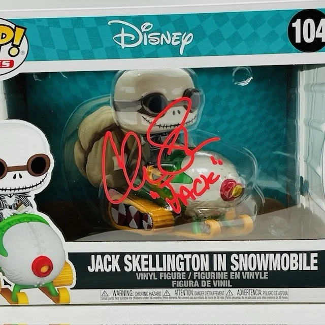 Chris Sarandon — Chris Sarandon Autographed Disney’s Jack Skellington In Snowmobile Funko Pop OCC, изображение 2