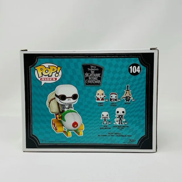 Chris Sarandon — Chris Sarandon Autographed Disney’s Jack Skellington In Snowmobile Funko Pop OCC, изображение 4
