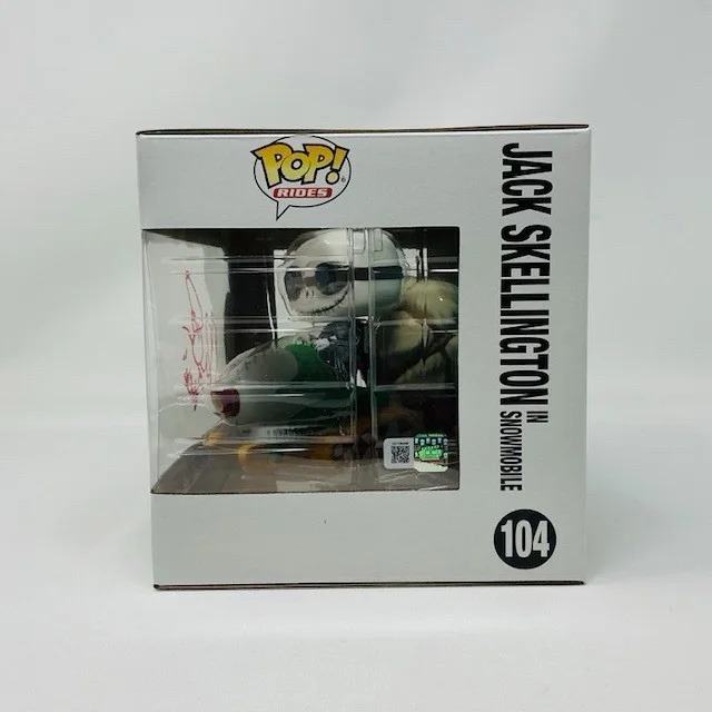 Chris Sarandon — Chris Sarandon Autographed Disney’s Jack Skellington In Snowmobile Funko Pop OCC, изображение 5