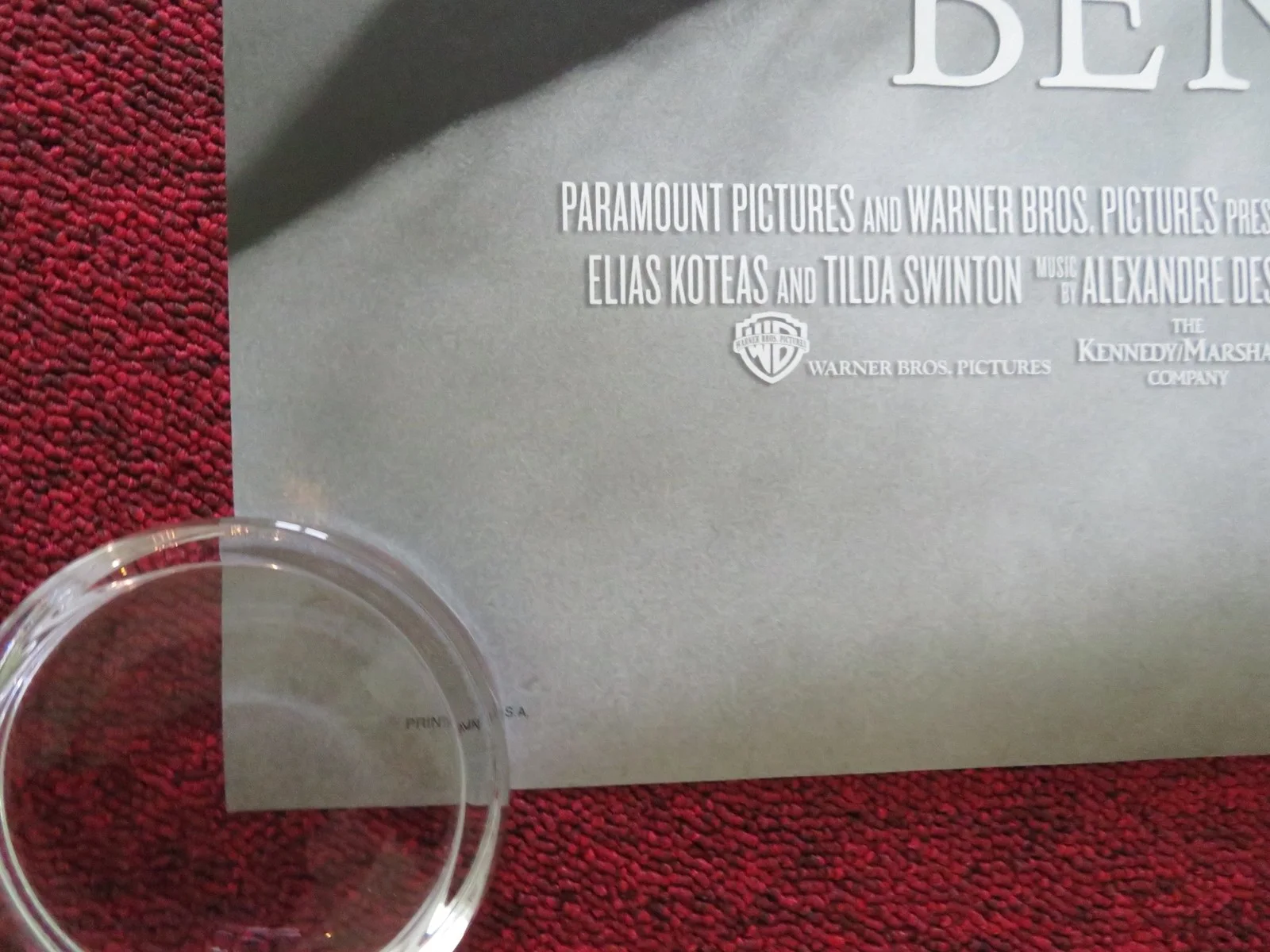 THE CURIOUS CASE OF BENJAMIN BUTTON -B US ONE SHEET ROLLED POSTER BRAD PITT 2008, image 4