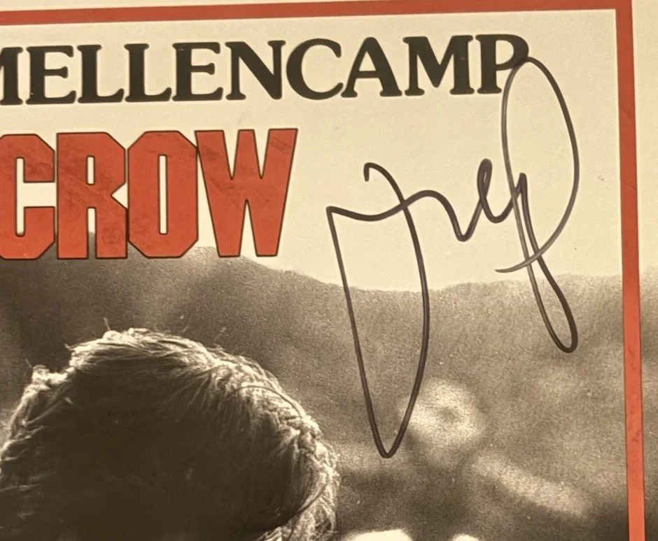 John Mellencamp Autographed Signed SCARECROW Album LP Vinyl w/ COA JSA, изображение 2