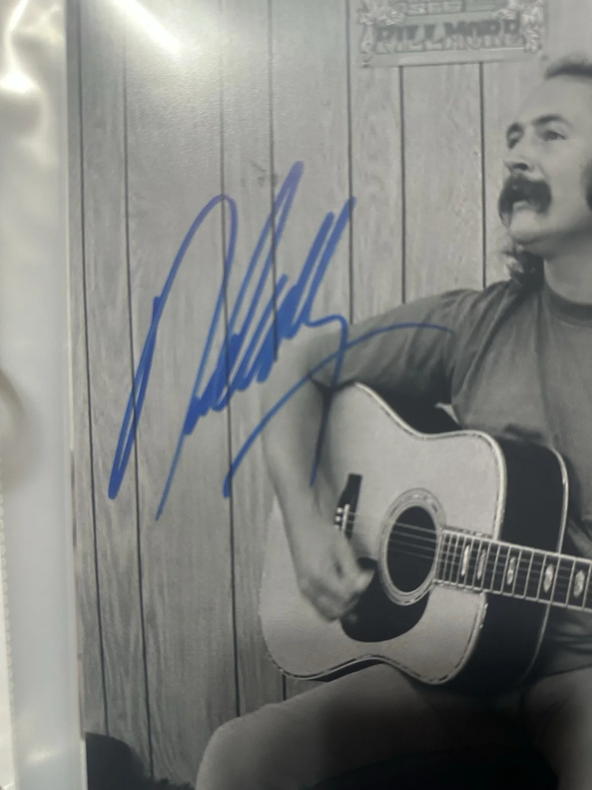 David Crosby Rock n Roll HOF autographed 8x10 photo w/ COA, изображение 2