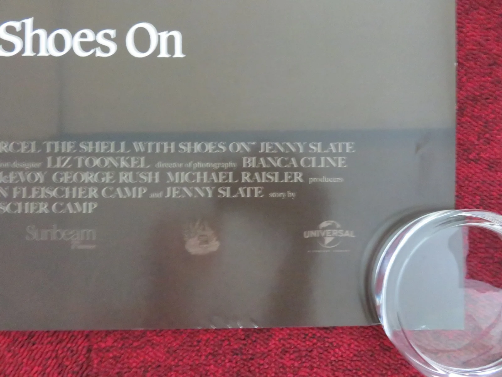 MARCEL THE SHELL THE SHOES ON UK QUAD ROLLED POSTER JENNY SLATE 2021, image 5