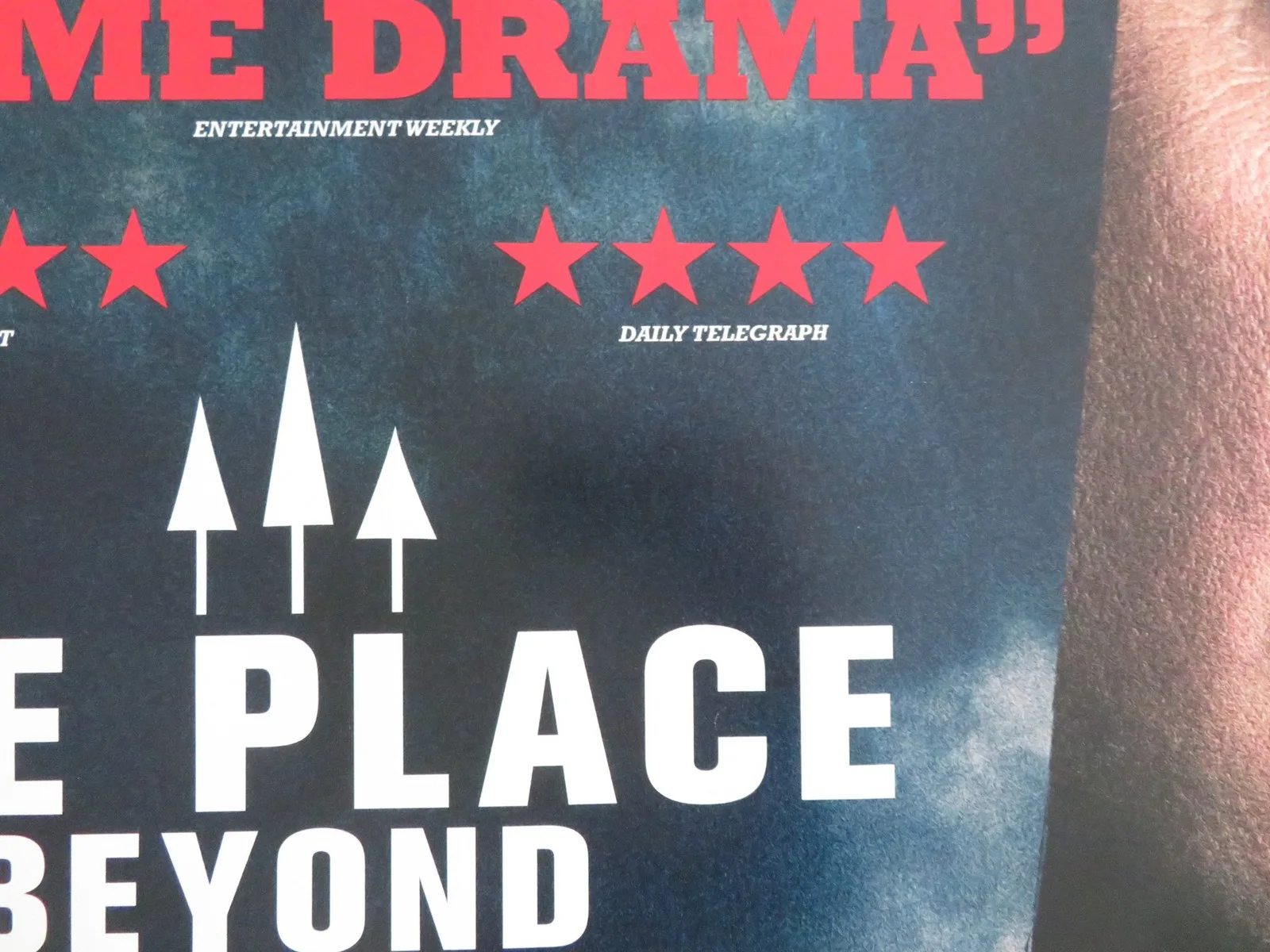 THE PLACE BEYOND THE PINES UK QUAD ROLLED POSTER RYAN GOSLING B. COOPER 2012, изображение 2