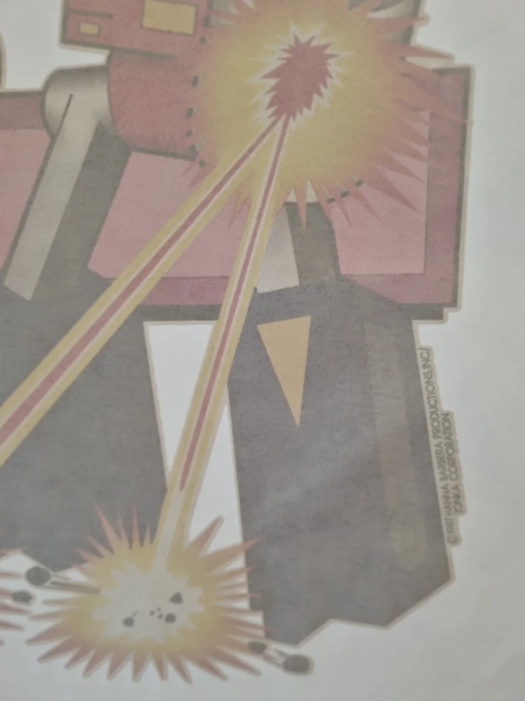 GOBOTS Rare Vintage T-shirt transfer Genuine Original Rare 1980s, image 4
