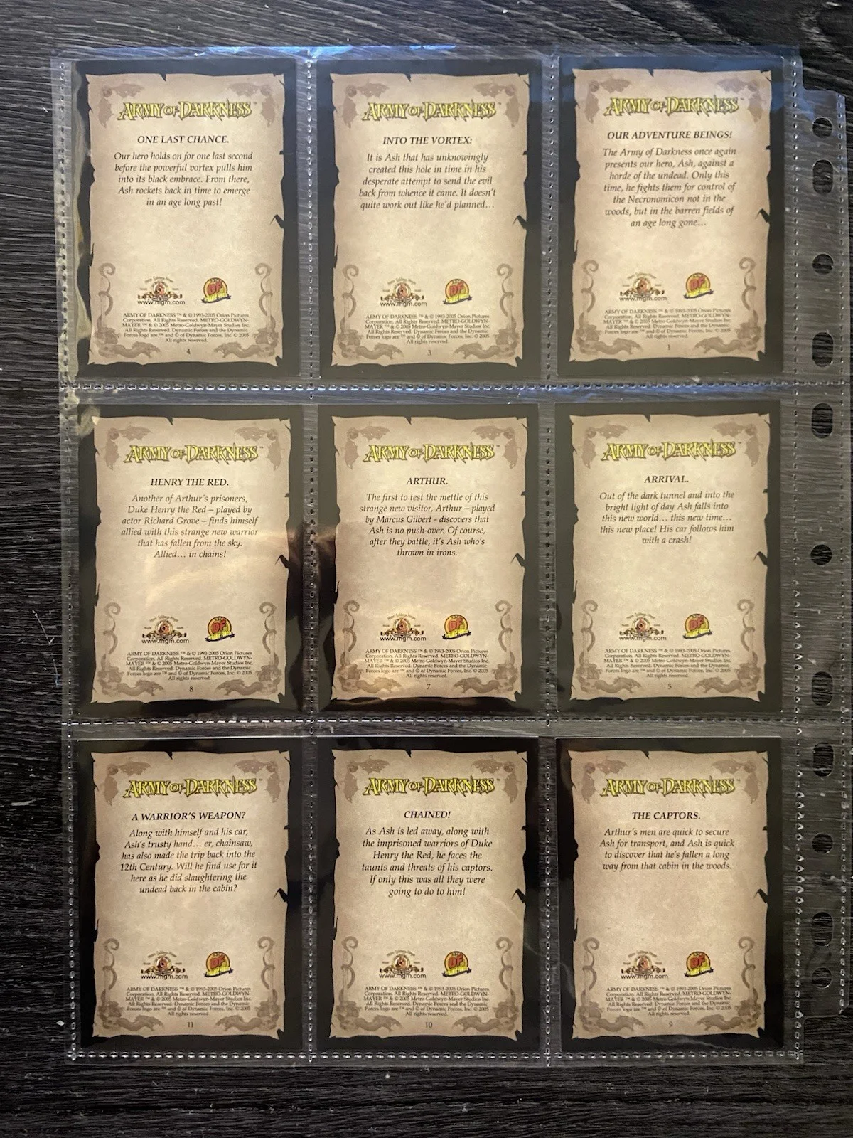 Army of Darkness Trading Cards - Bruce Campbell - Evil Dead Trilogy, image 3