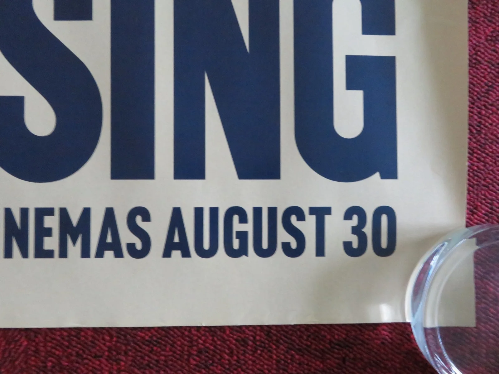 SING SING UK QUAD ROLLED POSTER COLMAN DOMINGO CLARENCE MACLIN 2023, изображение 5