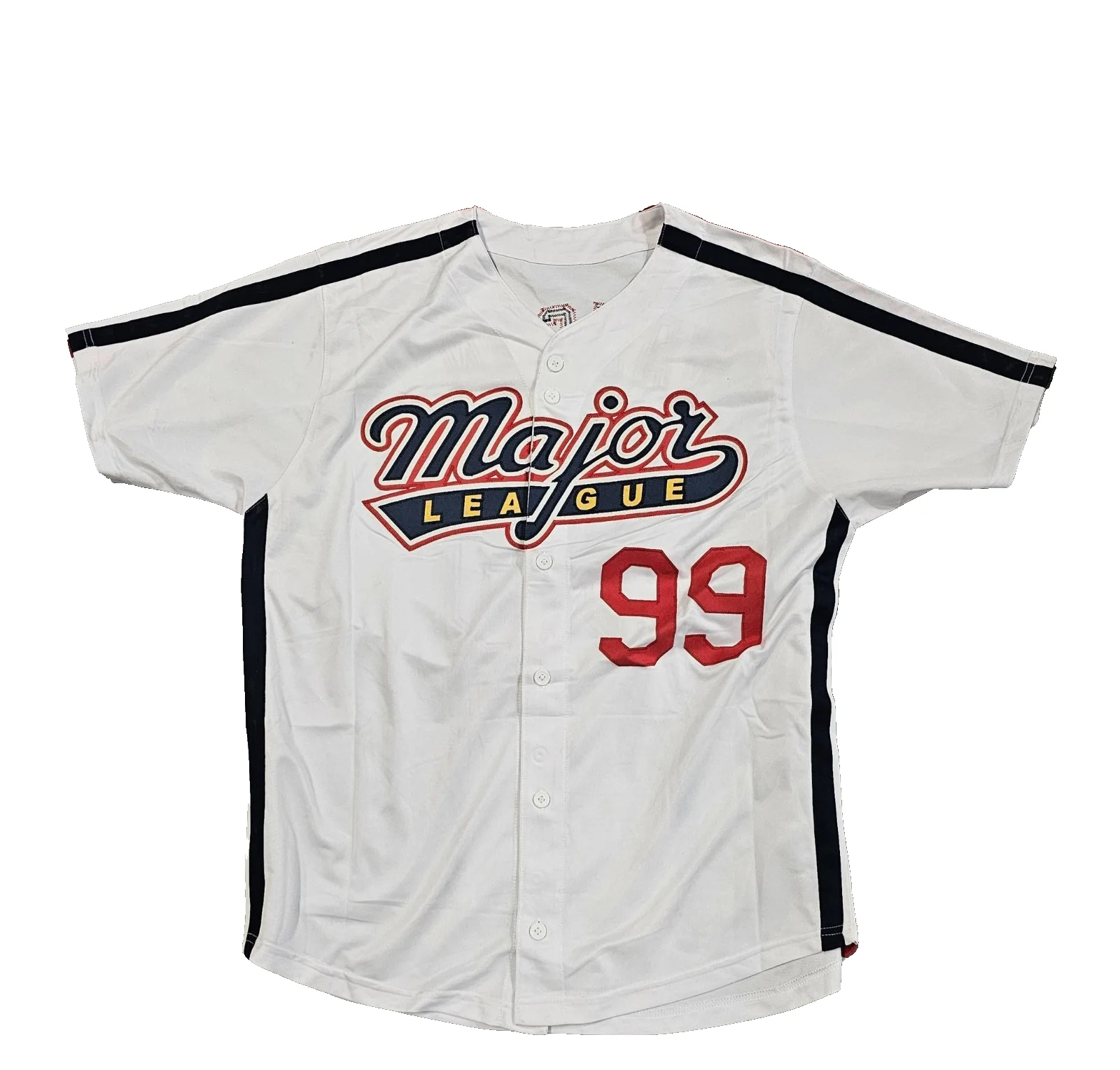 Autographed Charlie Sheen Major League Movie Jersey JSA Signed Auto Indians, изображение 2