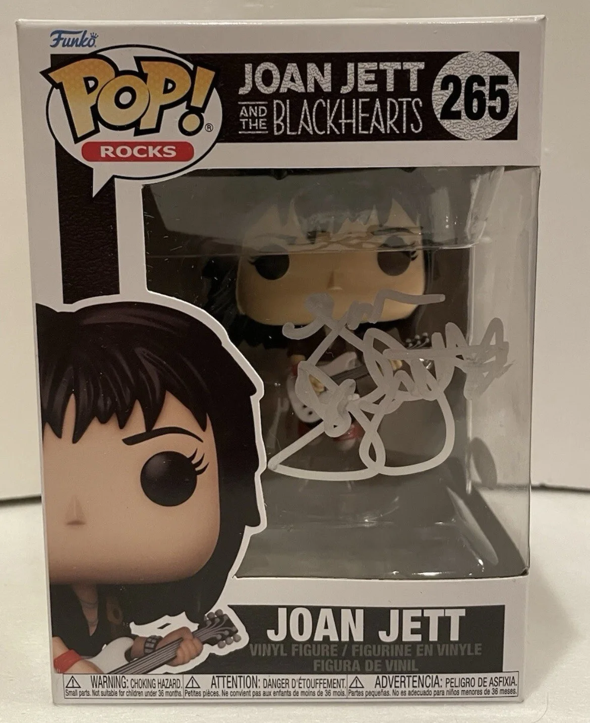 Joan Jett Signed Autographed Funko Pop Rocks 265 JSA COA, изображение 3