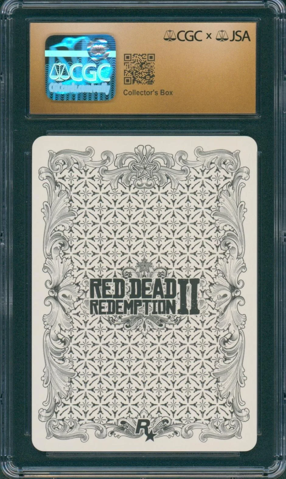 Steve J. Palmer — Steve J. Palmer Signed Card Red Dead Redemption 2 Bill Prist. 10 CGC x JSA SLAB, изображение 2