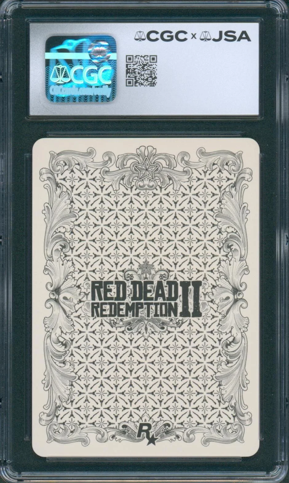 Peter Blomquist — Peter Blomquist Signed Card Red Dead Redemption 2 Micah Mint 10 CGC x JSA SLAB, image 2