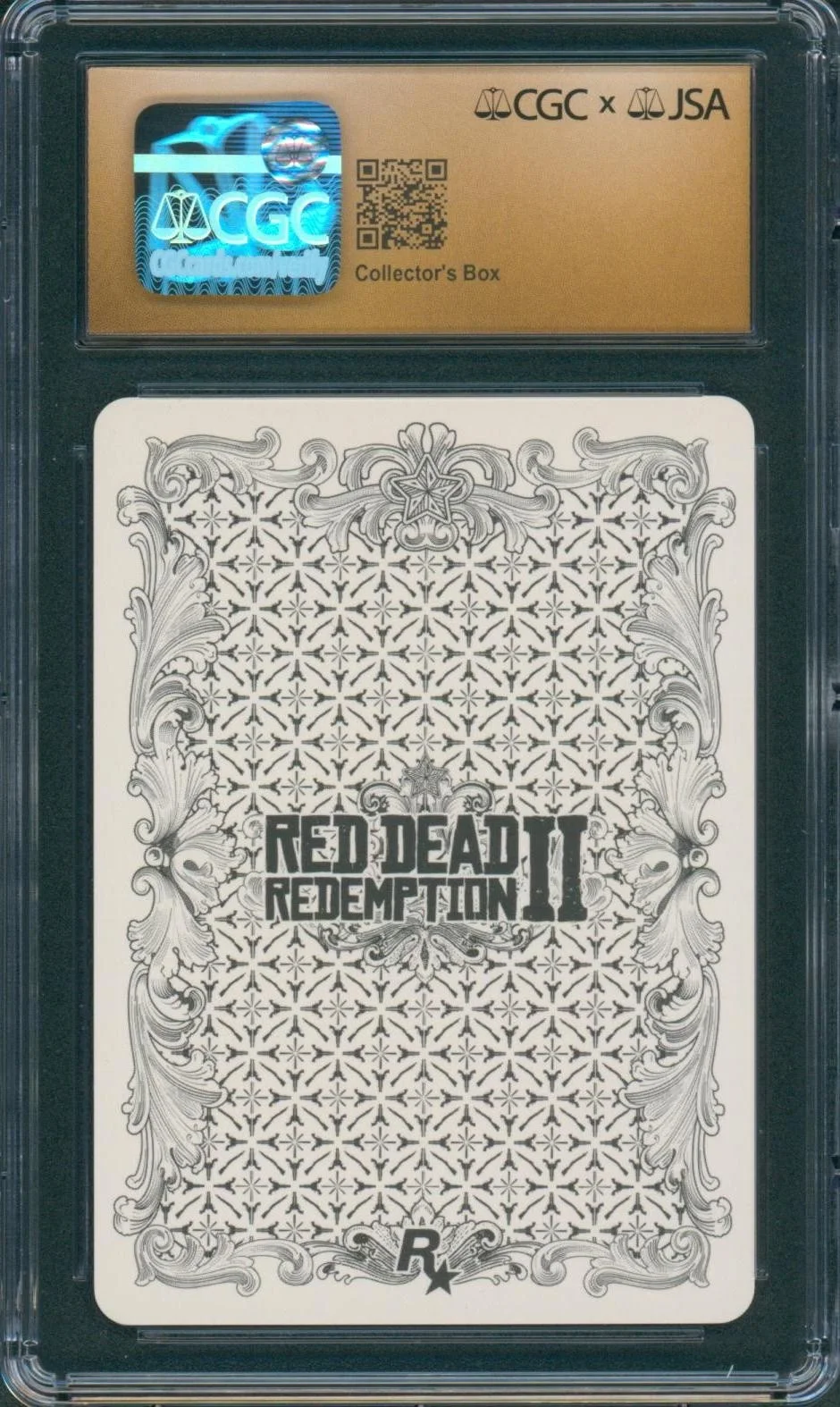 Gabriel Sloyer — Gabriel Sloyer Signed Card Red Dead Redemption 2 Javier Prist. 10 CGC x JSA SLAB, image 2