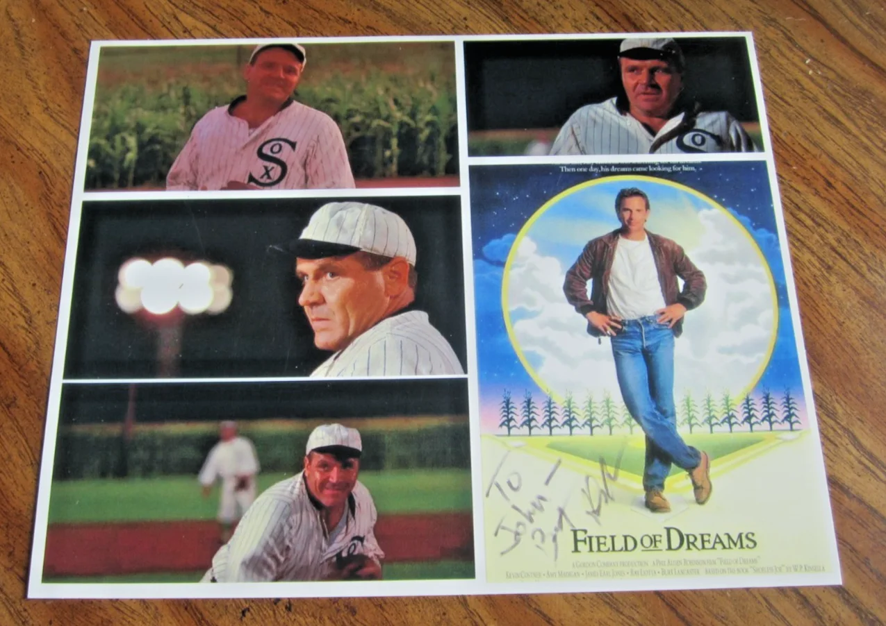 Steve Eastin — Steve Eastin Actor Autographed 8.5X10.5 Photo "Field of Dreams" Eddie Cicotte