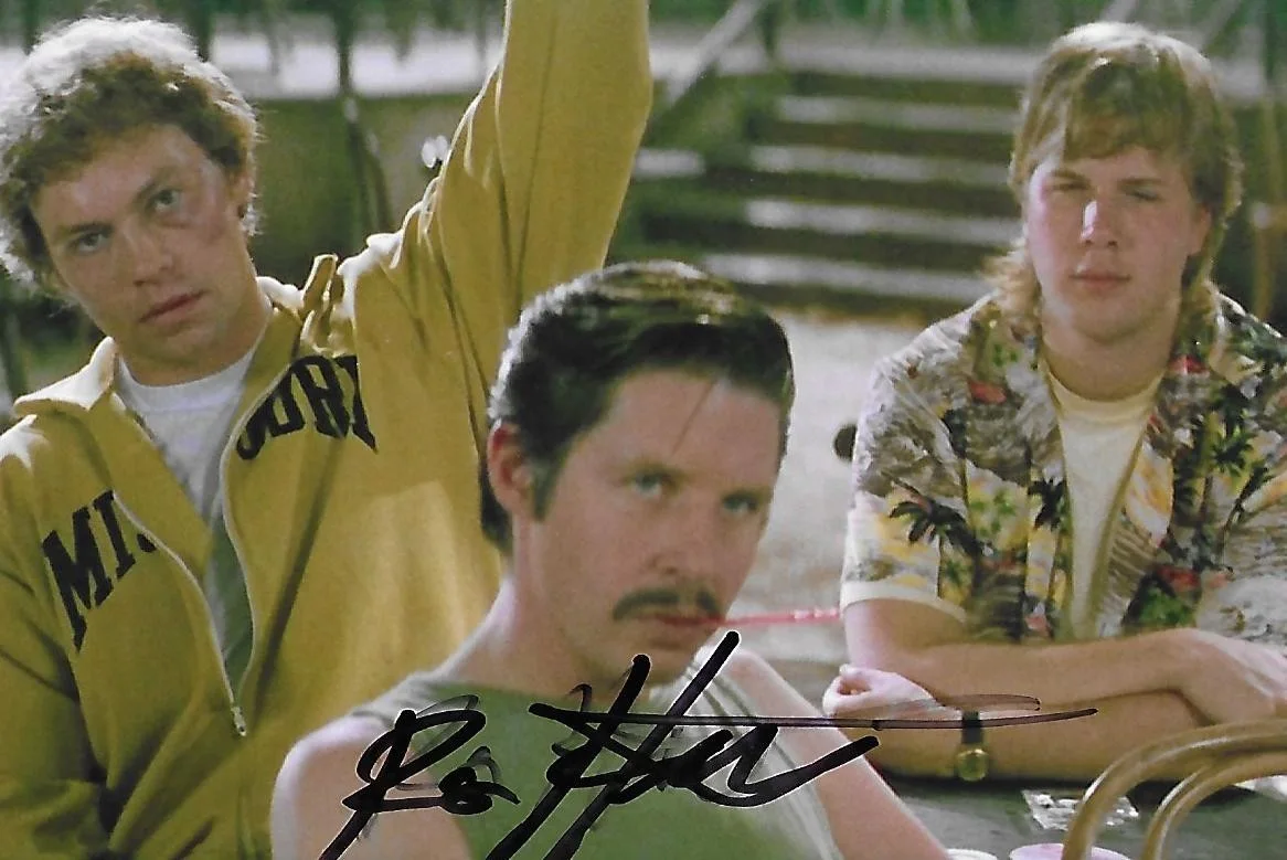 Roger Hewlett — Roger Hewlett signed 4x6 photo Roadhouse Leprechaun 3 Actor Rare COA LOOK!!