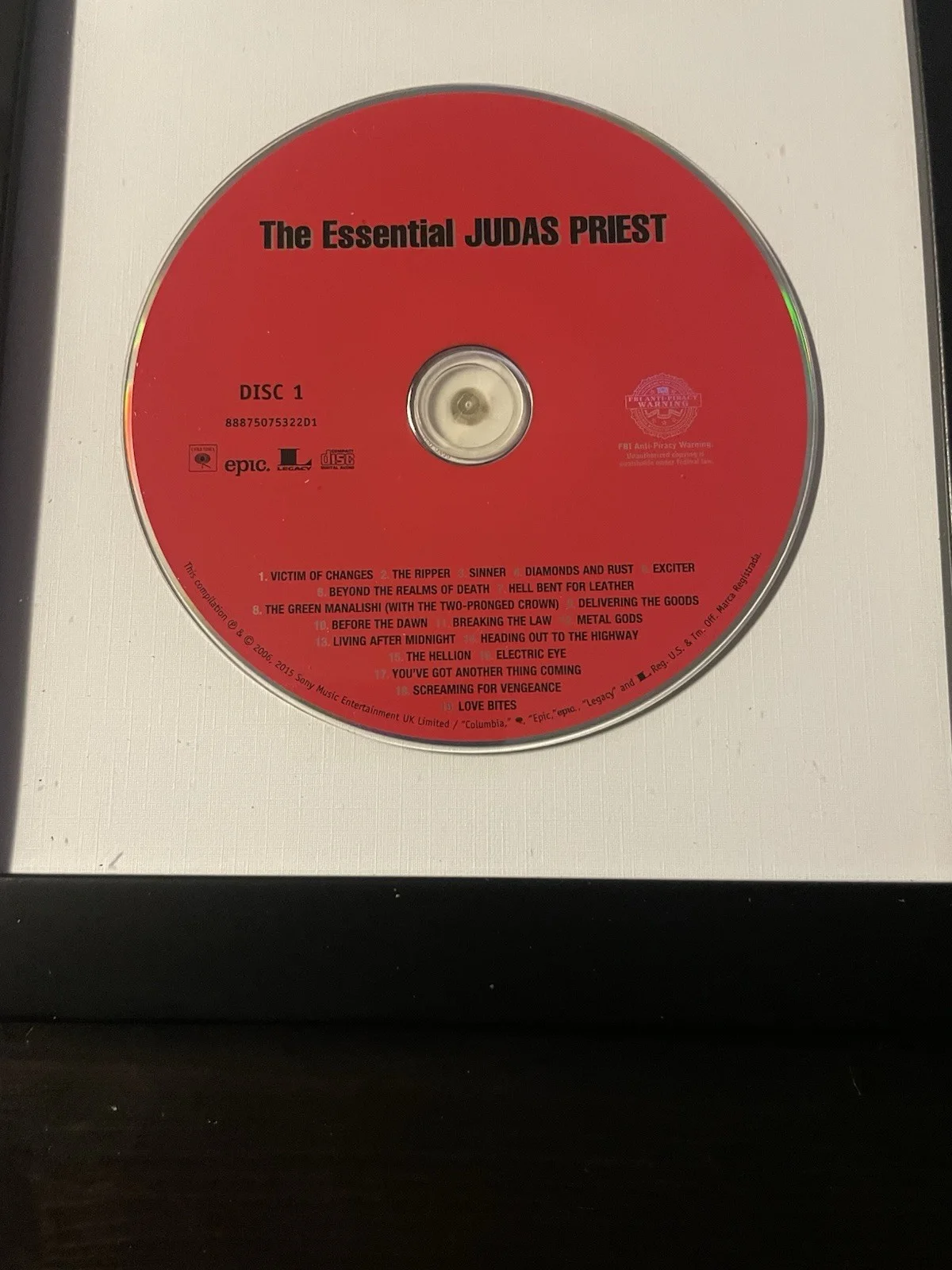 The Essential Judas Priest signed Framed CD Autographed X2 Rob Halford JSA CO A, image 5