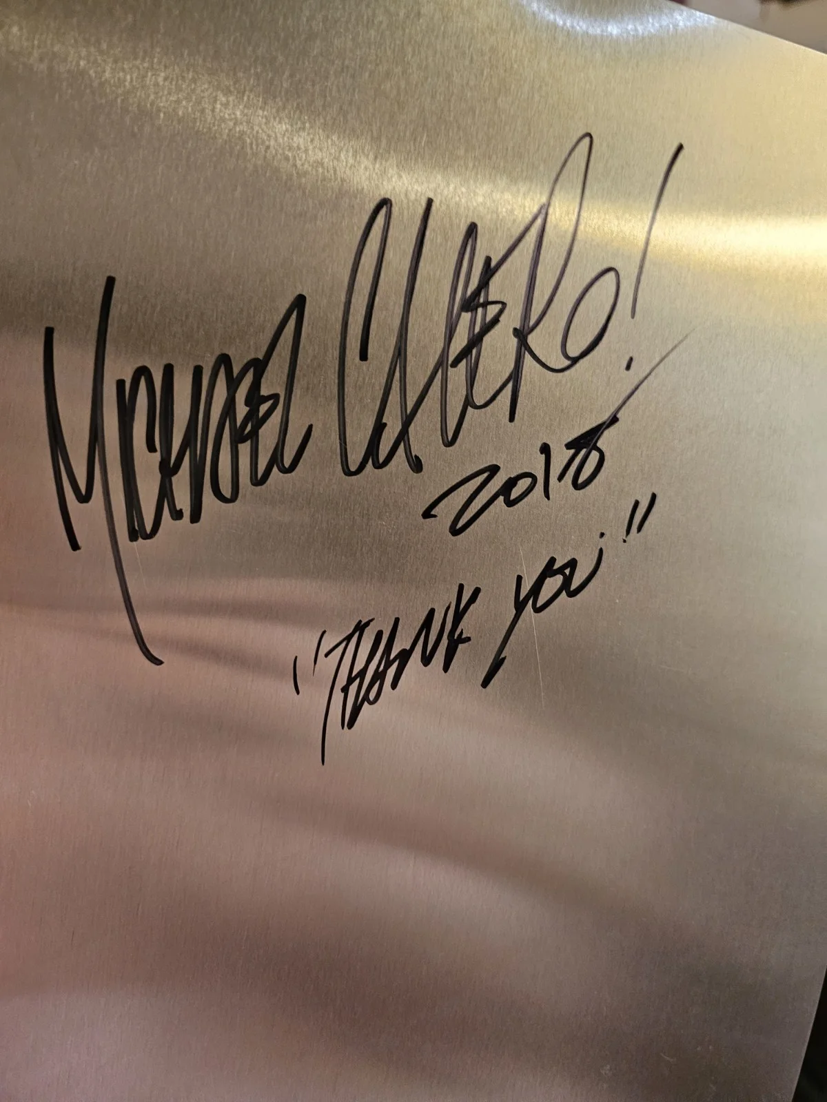 Michael Calero — Supernatural SIGNED Artwork Metal Poster 11x17 - Jensen Ackles - Jared Padalecki, изображение 3