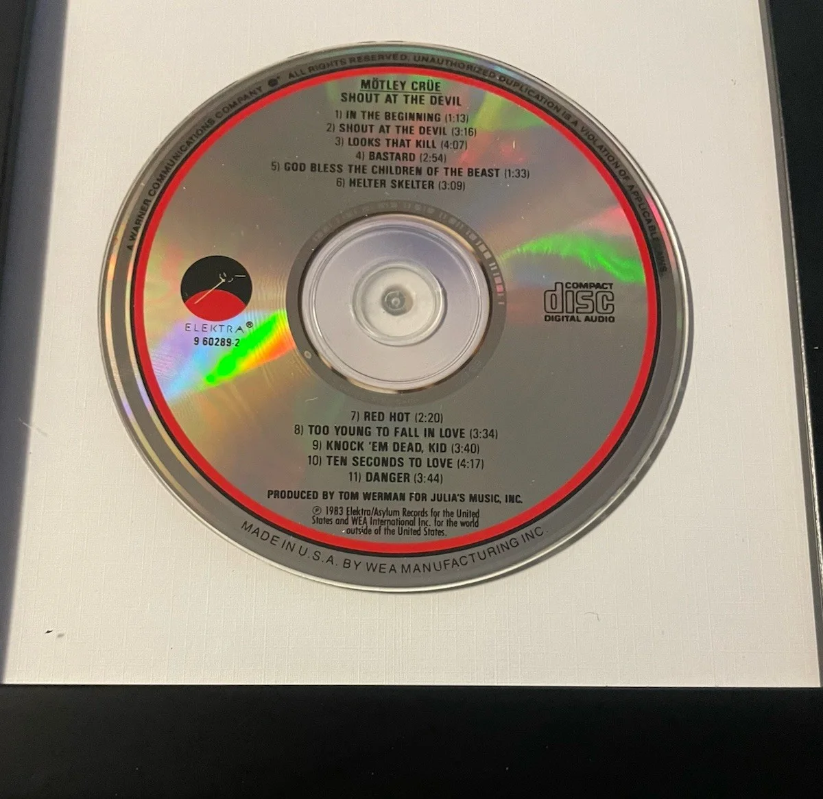 Tommy Lee signed Framed Shout At The Devil Autographed MOTLEY CRUE JSA COA, image 4