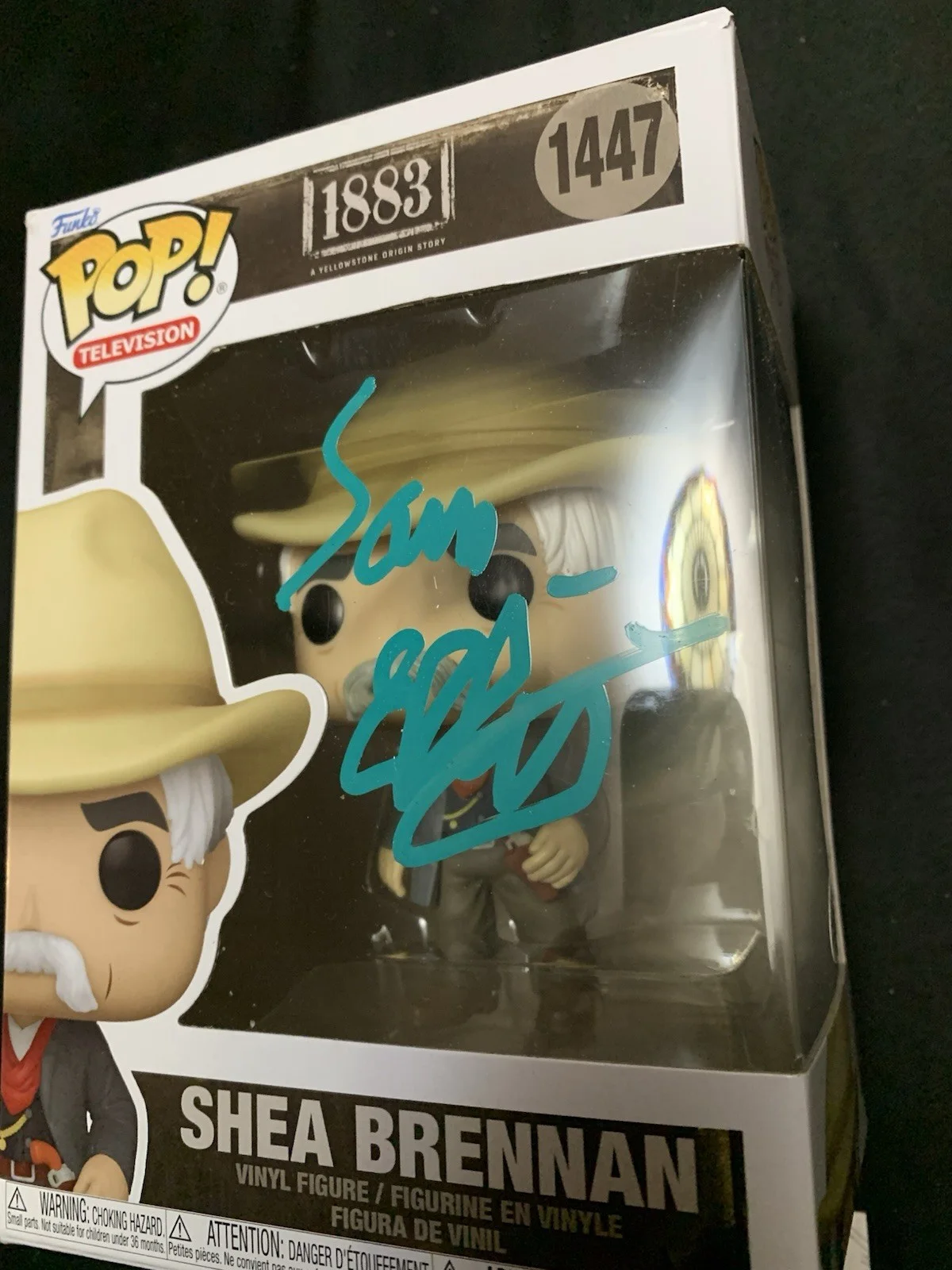 Sam Elliott — Sam Elliott Signed Shea Brennan Funko 1447 Yellowstone 1883 JSA Authenticated, image 2