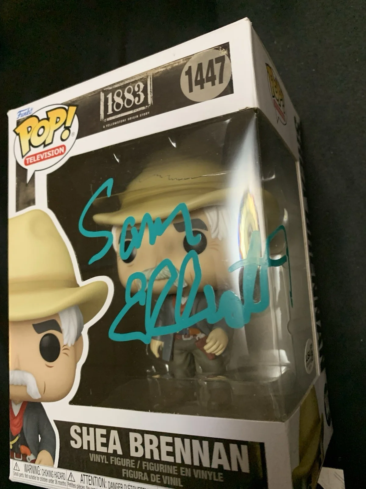 Sam Elliott — Sam Elliott Signed Shea Brennan Funko 1447 Yellowstone 1883 JSA Authenticated, image 2
