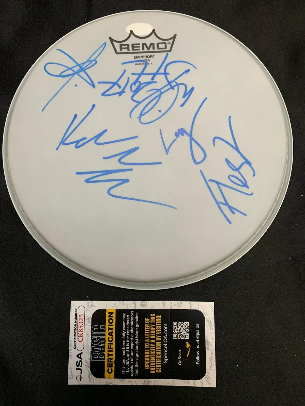 RAP HIP-HOP BONE THUGS N HARMONY SIGNED AUTOGRAPHED Drum all members, image 2