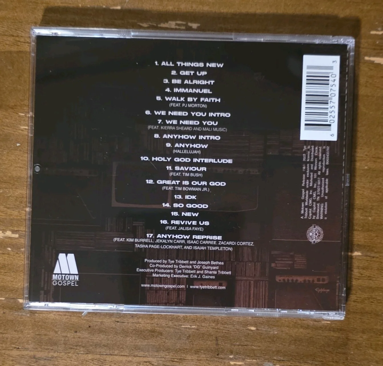 Tye Tribbett All Things New SIGNED CD And Framed, image 4