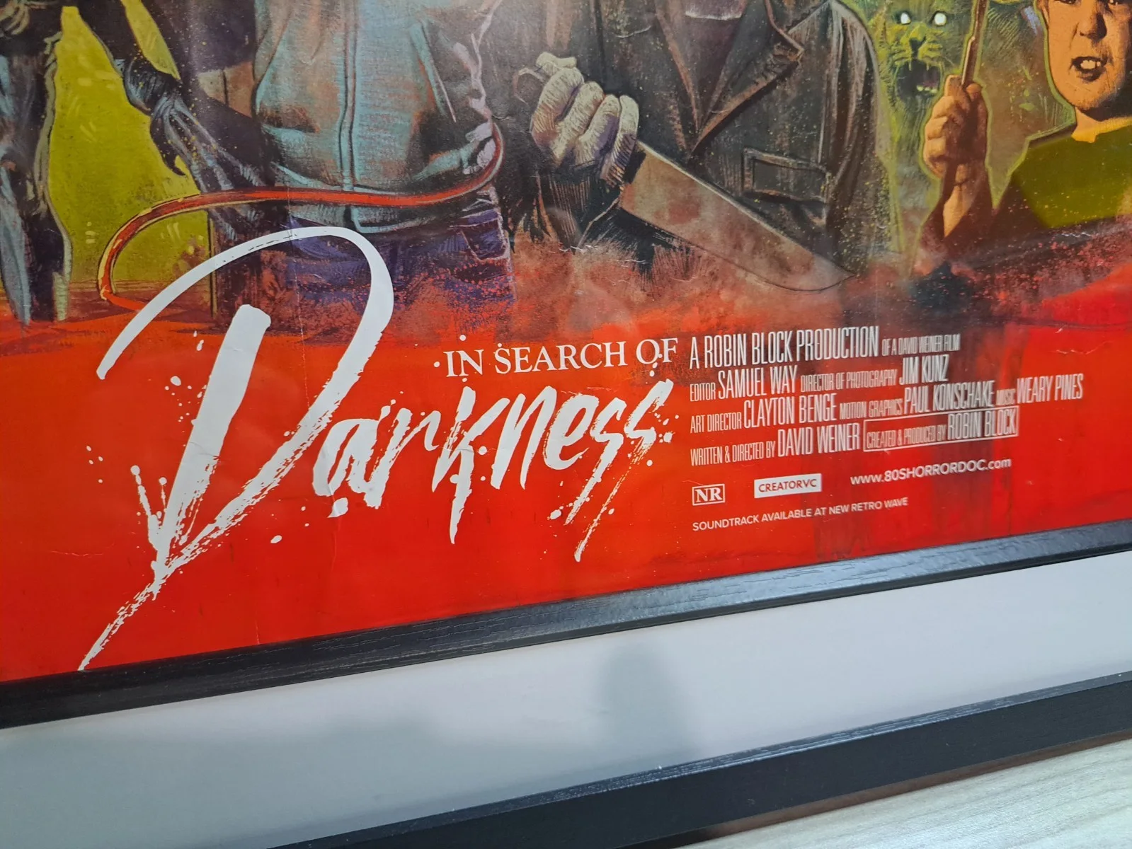 In Search Of Darkness - Very Rare Original Backer Poster - Frame Not Included!, изображение 2